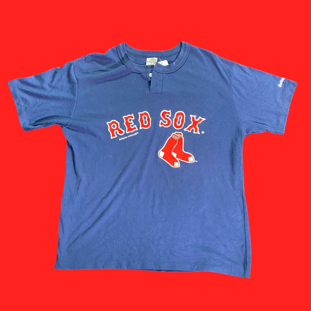 Vintage Majestic Red SOX MLB T-Shirt